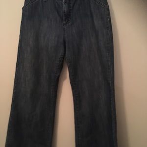 Lee wide leg below waist jeans